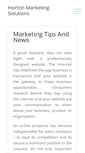 Mobile Screenshot of hortonmarketingsolutions.com